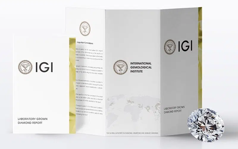 IGI CERTIFICATE IMAGE for igi certified diamonds