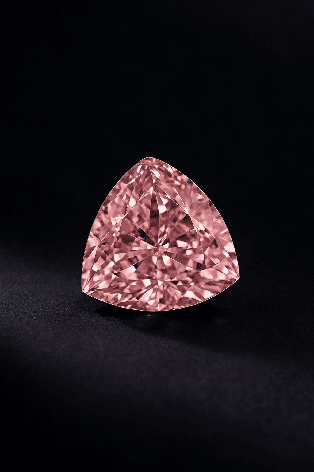 FANCY PINK TRILLION CUT DIAMOND